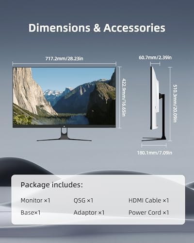 KTC 32 Inch Computer Monitor 2K   1440P IPS Monitor 120Hz  Adaptive Sync  109  sRGB  HDR10  Eye Care  HDMI Displayport  Tilt  VESA Compatible for Home Office Gaming  White  H32D6  Renewed