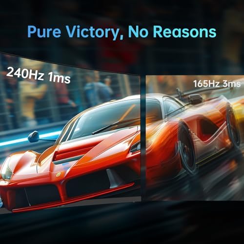 KTC 32 inch 240Hz Curved Gaming Monitor 1500R 1080P 125  sRGB 1ms  Freesync/G sync HDR10 HDMI/DP/USB Ports VESA Tilt Adjustable Xbox PS5 Switch Black