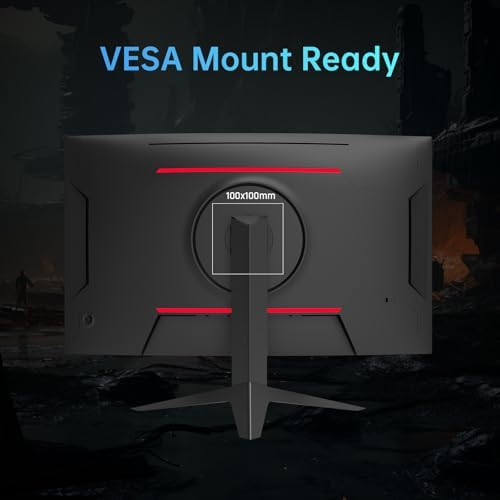 KTC 32 inch 240Hz Curved Gaming Monitor 1500R 1080P 125  sRGB 1ms  Freesync/G sync HDR10 HDMI/DP/USB Ports VESA Tilt Adjustable Xbox PS5 Switch Black