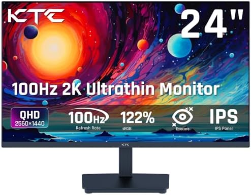 KTC 34 inch Curved Ultrawide Gaming Monitor  180Hz WQHD 3440x1440 PC Monitor  21 9  1ms  1500R  Adaptive Sync  HDMI Display Port  PBP/PIP  Height/Tilt/Swivel/Pivot Adjustment  VESA Mount  H34S18S
