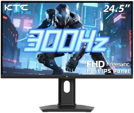 KTC 34 inch Curved Ultrawide Gaming Monitor  180Hz WQHD 3440x1440 PC Monitor  21 9  1ms  1500R  Adaptive Sync  HDMI Display Port  PBP/PIP  Height/Tilt/Swivel/Pivot Adjustment  VESA Mount  H34S18S