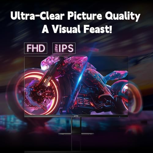 KTC Gaming Monitor 27 inch 180hz 1ms   Fast IPS Screen 1080p Monitor 2 x HDMI 2 0 &1 x Display Port 1 4   Support Freesync and Wall Mount   108  sRGB with HDR 10