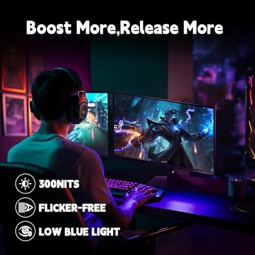 KTC Gaming Monitor 27 inch 180hz 1ms   Fast IPS Screen 1080p Monitor 2 x HDMI 2 0 &1 x Display Port 1 4   Support Freesync and Wall Mount   108  sRGB with HDR 10