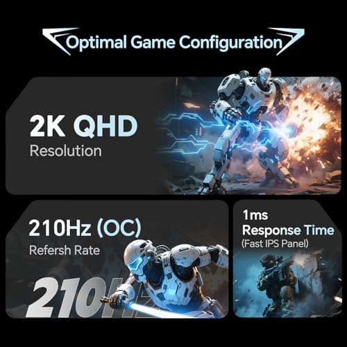 KTC Gaming Monitor 27 Inch   2K 200Hz  OC 210Hz    Built in Speakers   Fast IPS Panel   1ms Response Time  MPRT    450 cd/  Brightness  HDR400   Adaptive Sync   131  sRGB  97  DCI P3   E 2   White
