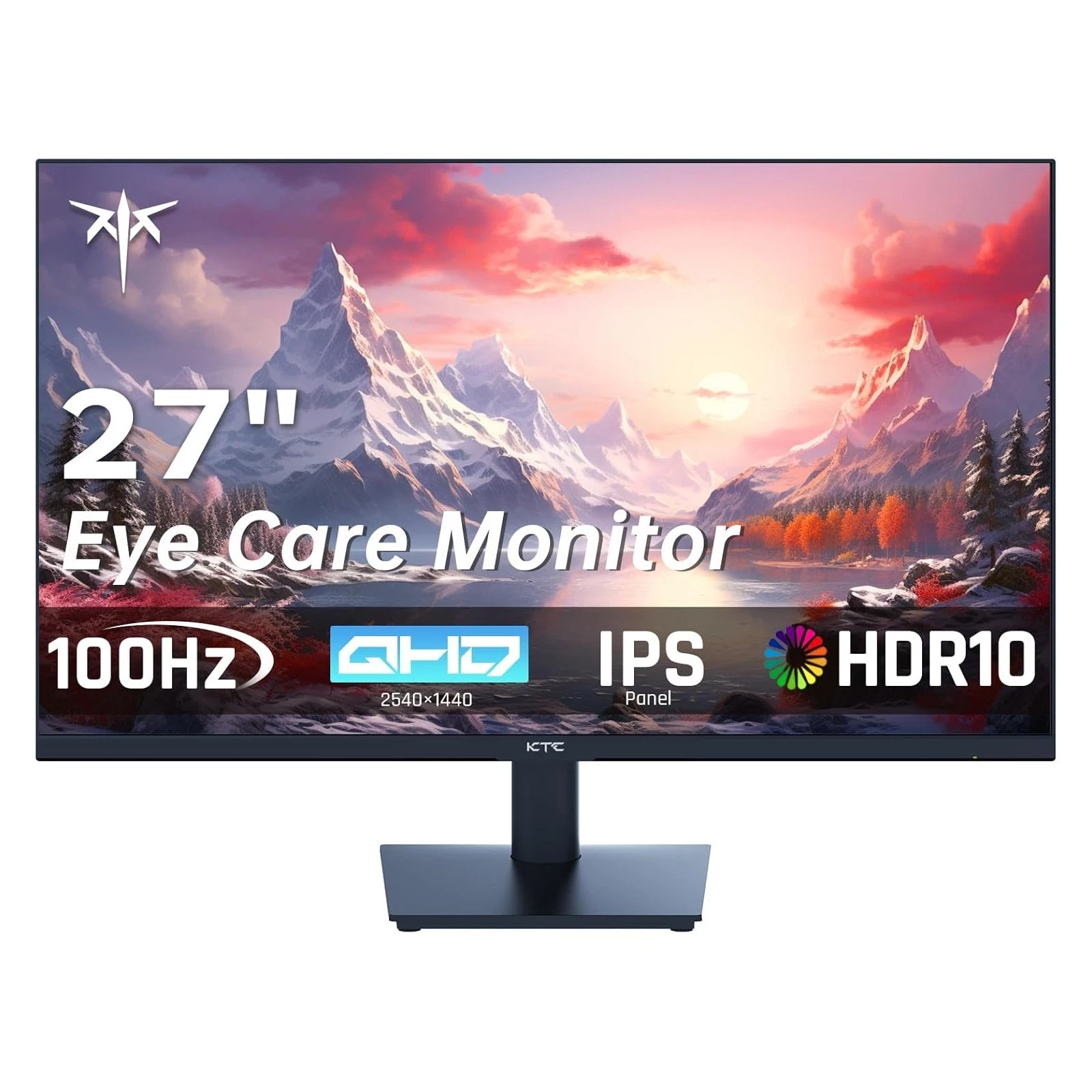 KTC H27T27 27   QHD Computer Monitor 2K 100Hz IPS Gaming Monitor 1440P Frameless