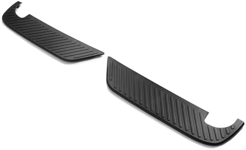 KUAFU Rear Bumper Step Pad Compatible with 1997 2004 Ford F150 F250 Light Duty Styleside Regular Cab/Super Cab XL3Z17B807AA XL3Z17B807BA FO1197100 FO1196100 Bumper Face Bar Molding Trim LH & RH