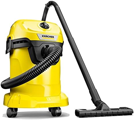 K RCHER Shop Vacuum WD 3  4 5 Gal  2 8 Peak HP  26 ft Reach  Wet Dry Vacuum Cleaner  Blower Function  Crevice Tool  Floor Nozzle  Great for Car Cleaning