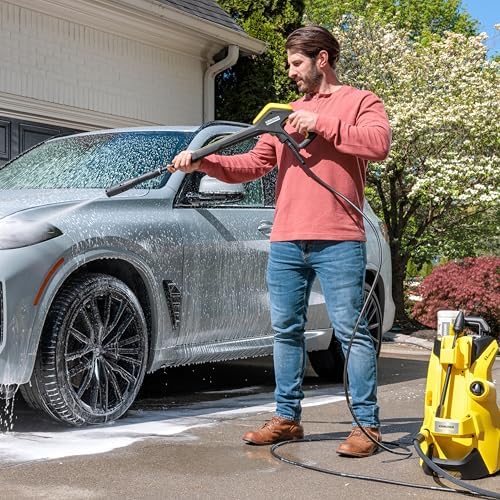 Kärcher Lavadora a presión, control de potencia K3, máx. 2100 PSI, manguera de 26 pies, 2 varillas de pulverización - 1.45 GPM