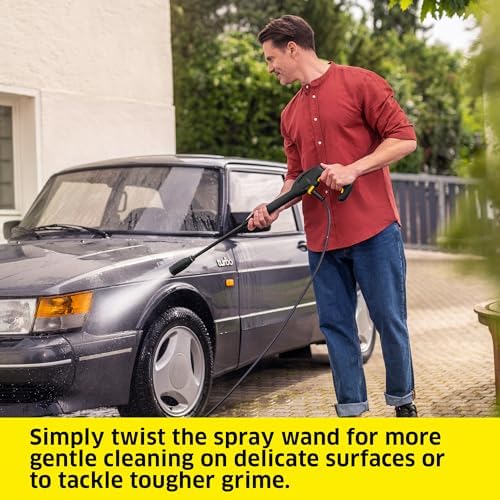 Kärcher Lavadora a presión, control de potencia K3, máx. 2100 PSI, manguera de 26 pies, 2 varillas de pulverización - 1.45 GPM