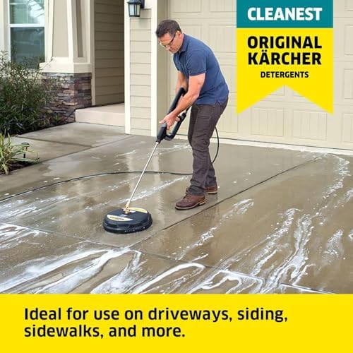 K rcher Pressure Washer K1700 Cube  CETA Certified  3 Spray Nozzles  Detergent Tank  for Cars  Driveways  Siding  Patios  1 2 GPM