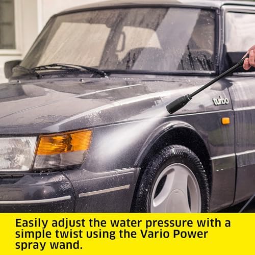 K rcher Pressure Washer K 1  Max 1 45 GPM  1700 PSI  Trigger Spray Gun & Vario Power Spray Wand   for Cars  Bikes  Deck  Driveways  Siding  Patios