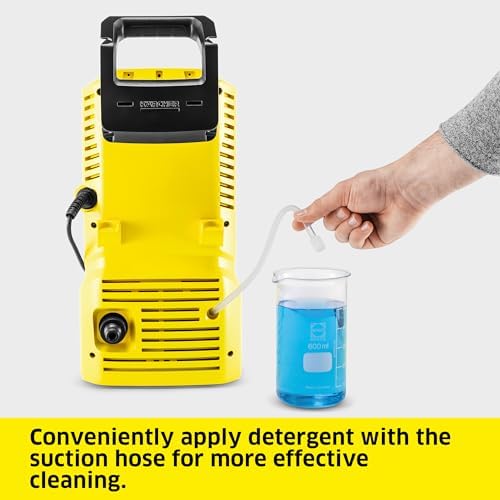 K rcher Pressure Washer K 1  Max 1 45 GPM  1700 PSI  Trigger Spray Gun & Vario Power Spray Wand   for Cars  Bikes  Deck  Driveways  Siding  Patios