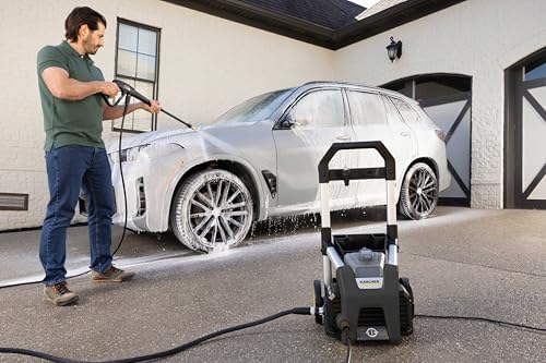 K rcher Pressure Washer K 1  Max 1 45 GPM  1700 PSI  Trigger Spray Gun & Vario Power Spray Wand   for Cars  Bikes  Deck  Driveways  Siding  Patios
