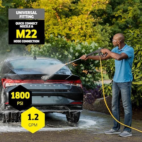 K rcher Pressure Washer K 1  Max 1 45 GPM  1700 PSI  Trigger Spray Gun & Vario Power Spray Wand   for Cars  Bikes  Deck  Driveways  Siding  Patios