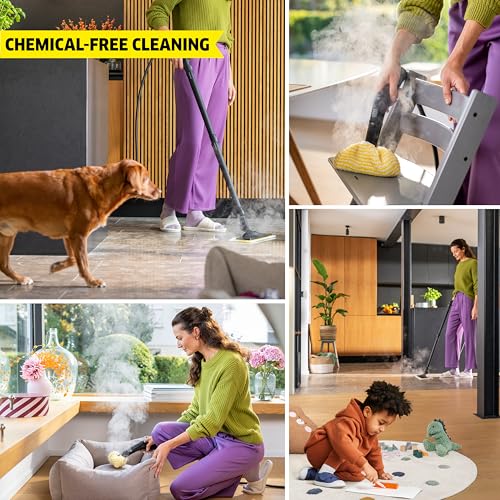 K rcher Steam Cleaner  Multi Purpose  Power Steamer  Chemical Free  40 Sec Heat Up  for Grout  Tile  Hard Floors  Appliances & More   SC 3 Easy Fix