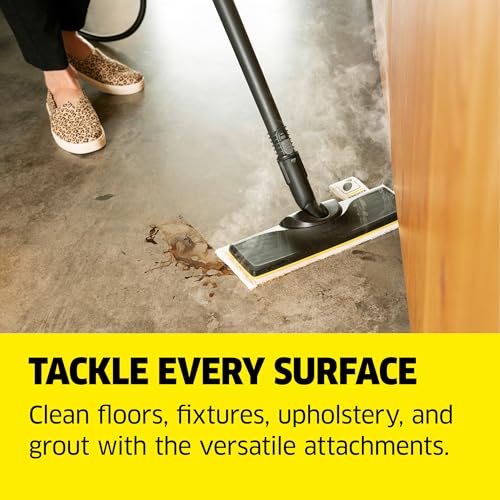 K rcher Steam Cleaner  Multi Purpose  Power Steamer  Chemical Free  40 Sec Heat Up  for Grout  Tile  Hard Floors  Appliances & More   SC 3 Easy Fix
