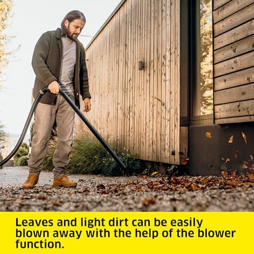 K rcher WD 3 Multi Purpose 4 5 Gallon Wet/Dry Shop Vacuum Cleaner with Attachments   Blower Feature  Compact Space Saving Design  Great for Car Cleaning