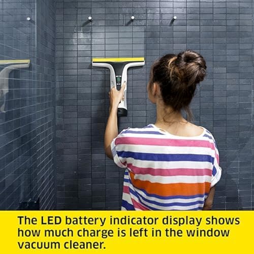 K rcher WV 6 Electric Window Vacuum Squeegee 11   Cleans Showers  Mirrors  Glass  and Countertops   Electric Squeegee
