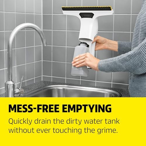 K rcher WV 6 Electric Window Vacuum Squeegee 11   Cleans Showers  Mirrors  Glass  and Countertops   Electric Squeegee