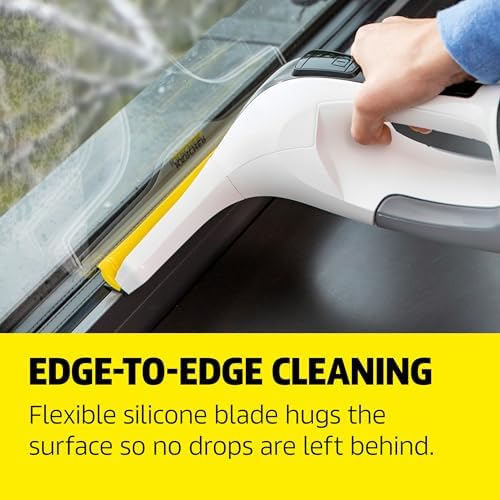 K rcher WV 6 Electric Window Vacuum Squeegee 11   Cleans Showers  Mirrors  Glass  and Countertops   Electric Squeegee