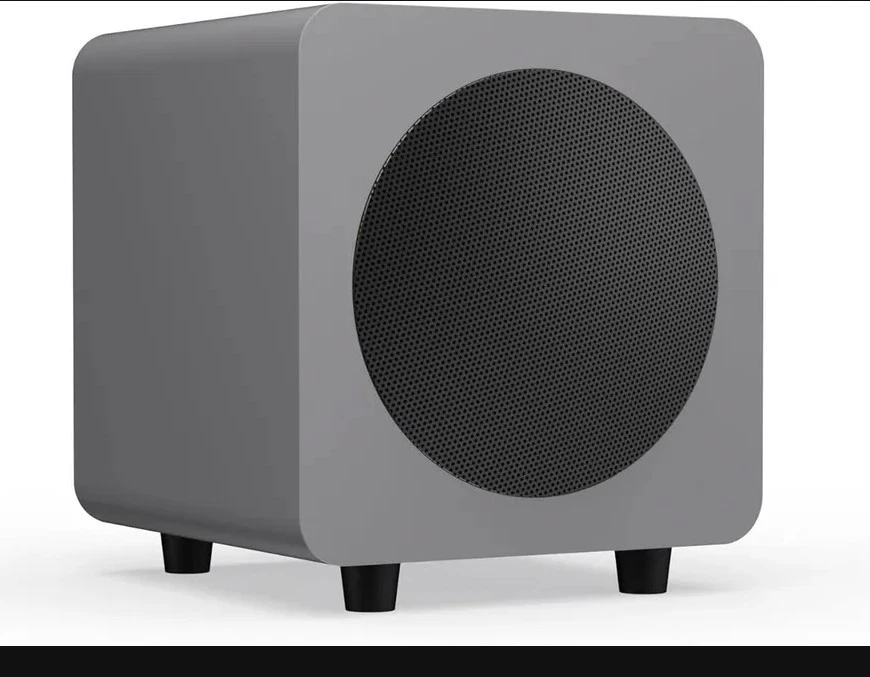 Kanto SUB6 Sealed Powered Subwoofer with 6  Woofer  Matte Gray