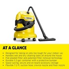 Karcher WD 4 5 3 Gal  Wet/Dry Vacuum w/ Attachments   1100W   2025 Edition