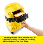 Karcher WD 4 5 3 Gal  Wet/Dry Vacuum w/ Attachments   1100W   2025 Edition