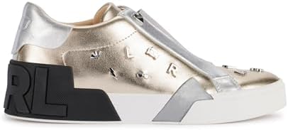 Talla 5.5 - Karl Lagerfeld Zapatillas Mavise sin cordones con alfileres para mujer