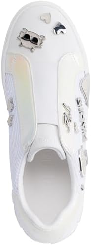 Talla 5.5 - Karl Lagerfeld Zapatillas Mavise sin cordones con alfileres para mujer