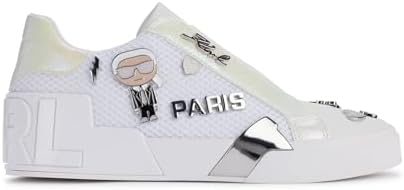 Talla 5.5 - Karl Lagerfeld Zapatillas Mavise sin cordones con alfileres para mujer
