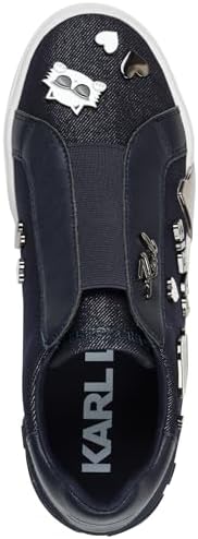 Talla 5.5 - Karl Lagerfeld Zapatillas Mavise sin cordones con alfileres para mujer