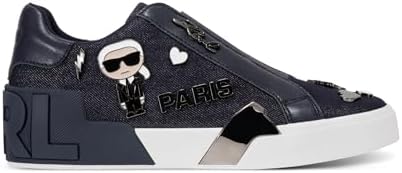 Talla 5.5 - Karl Lagerfeld Zapatillas Mavise sin cordones con alfileres para mujer