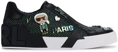 Talla 5.5 - Karl Lagerfeld Zapatillas Mavise sin cordones con alfileres para mujer