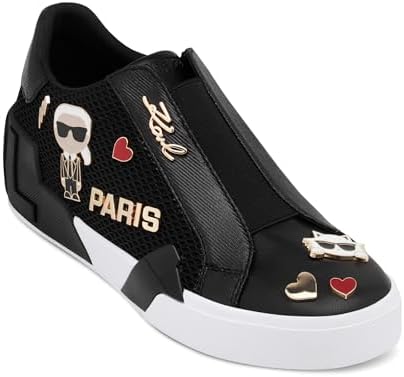 Talla 5.5 - Karl Lagerfeld Zapatillas Mavise sin cordones con alfileres para mujer