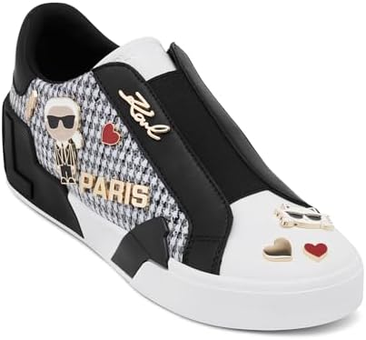 Talla 5.5 - Karl Lagerfeld Zapatillas Mavise sin cordones con alfileres para mujer