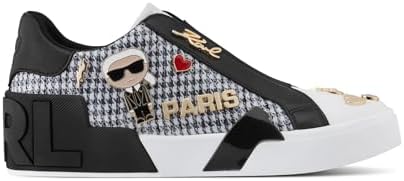 Talla 5.5 - Karl Lagerfeld Zapatillas Mavise sin cordones con alfileres para mujer
