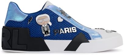 Talla 5.5 - Karl Lagerfeld Zapatillas Mavise sin cordones con alfileres para mujer