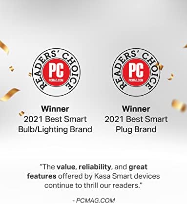 Kasa Smart Plug Power Strip KP303  Surge Protector with 3 Individually Controlled Smart Outlets and 2 USB Ports  Works with Alexa & Google Home  No Hub Required   White