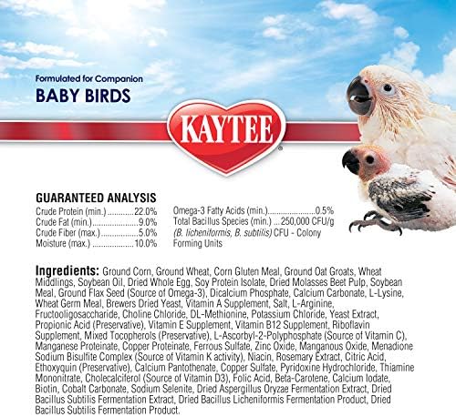 Kaytee Exact Hand Feeding Pet Bird Baby Food For Parrots  Parakeets  Lovebirds  Cockatiels  Conures  Cockatoos  and Macaws  5 Pound