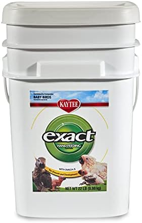 Kaytee Exact Hand Feeding Pet Bird Baby Food For Parrots  Parakeets  Lovebirds  Cockatiels  Conures  Cockatoos  and Macaws  5 Pound