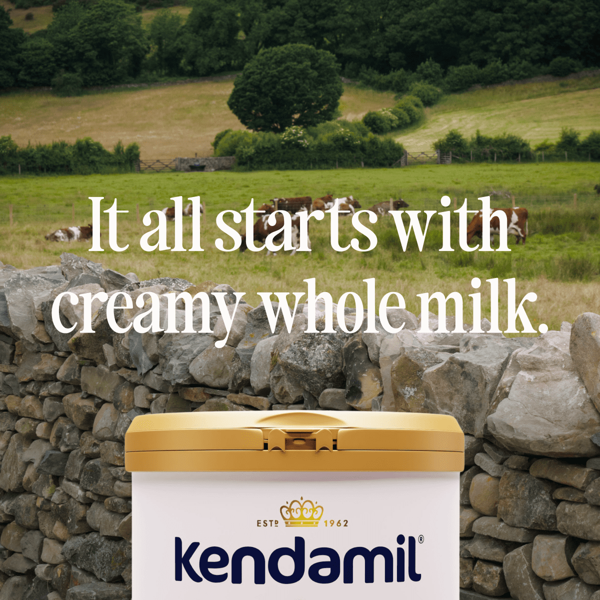 Kendamil Fórmula Infantil Clásica en Polvo de Leche Entera Europea con HMO, Prebióticos y DHA, 28.2 oz