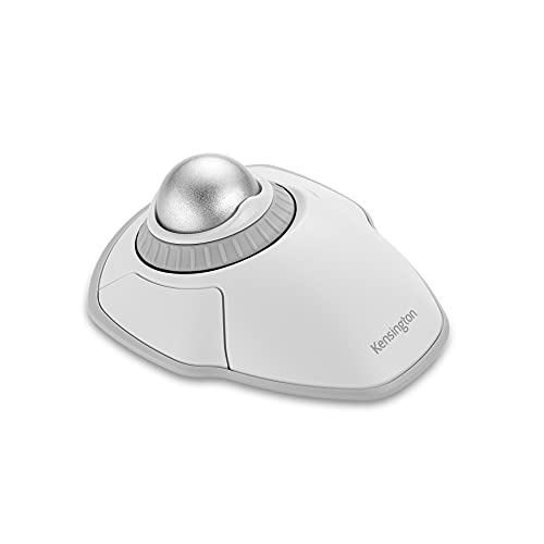 Kensington Orbit Wireless Trackball with Scroll Ring   White  K70991WW