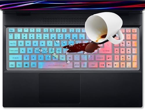 Keyboard Cover for Acer Nitro 5  Nitro 16  Nitro 17  Predator Helios 300 PH315 55/54/53/52 PH317 53/54  Nitro 5 AN515 58/57/56/54/55/45/43/44 AN517 54/53/51/52 Not Fit Nitro V15 V16  PH16 72 PH18 72 