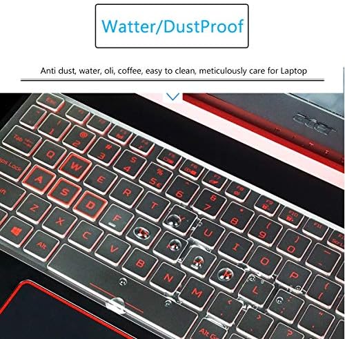 Keyboard Cover for Acer Nitro 5  Nitro 16  Nitro 17  Predator Helios 300 PH315 55/54/53/52 PH317 53/54  Nitro 5 AN515 58/57/56/54/55/45/43/44 AN517 54/53/51/52 Not Fit Nitro V15 V16  PH16 72 PH18 72 