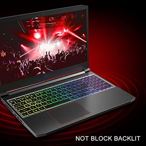 Keyboard Cover for Acer Nitro 5  Nitro 16  Nitro 17  Predator Helios 300 PH315 55/54/53/52 PH317 53/54  Nitro 5 AN515 58/57/56/54/55/45/43/44 AN517 54/53/51/52 Not Fit Nitro V15 V16  PH16 72 PH18 72 