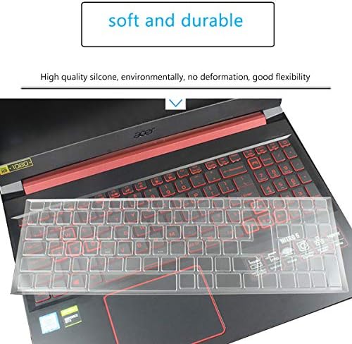 Keyboard Cover for Acer Nitro 5  Nitro 16  Nitro 17  Predator Helios 300 PH315 55/54/53/52 PH317 53/54  Nitro 5 AN515 58/57/56/54/55/45/43/44 AN517 54/53/51/52 Not Fit Nitro V15 V16  PH16 72 PH18 72 
