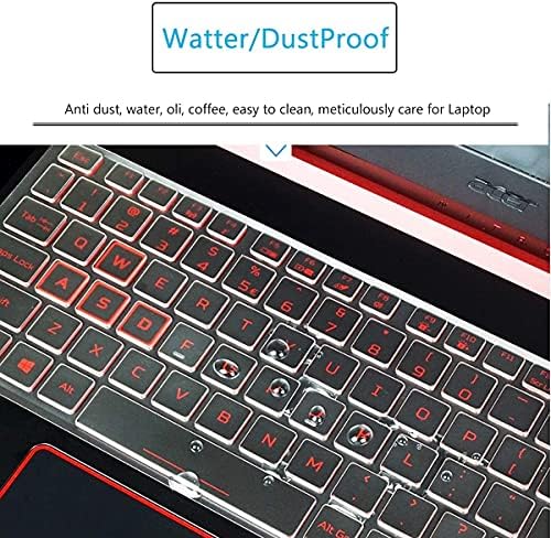 Keyboard Cover for Acer Nitro 5  Nitro 16  Nitro 17  Predator Helios 300 PH315 55/54/53/52 PH317 53/54  Nitro 5 AN515 58/57/56/54/55/45/43/44 AN517 54/53/51/52 Not Fit Nitro V15 V16  PH16 72 PH18 72 