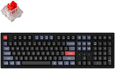Keychron K10 Pro Wireless Custom Mechanical Keyboard  QMK/VIA Programmable Bluetooth/Wired White Backlight  Hot swappable Keychron K Pro Brown Switch   For Mac Windows Linux
