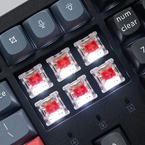 Keychron K10 Pro Wireless Custom Mechanical Keyboard  QMK/VIA Programmable Bluetooth/Wired White Backlight  Hot swappable Keychron K Pro Brown Switch   For Mac Windows Linux