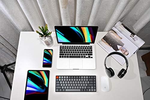 Keychron K2 75  Layout Bluetooth Wireless Mechanical Keyboard K Pro Brown Switch/White LED Backlit/USB C/Anti Ghosting/N Key Rollover  84 Keys Gaming Keyboard for Mac Windows Version 2